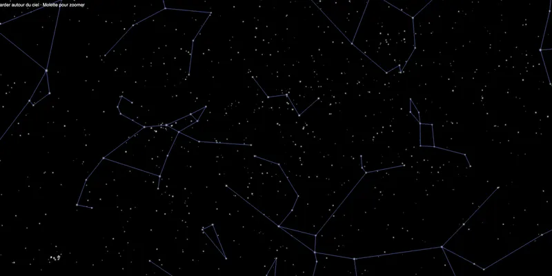 Simuler un ciel étoilé avec Python et Skyfield !